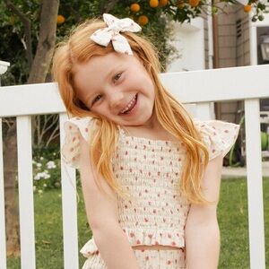 Rylee & Cru Zayla Top in Strawberry Fields 4-5t